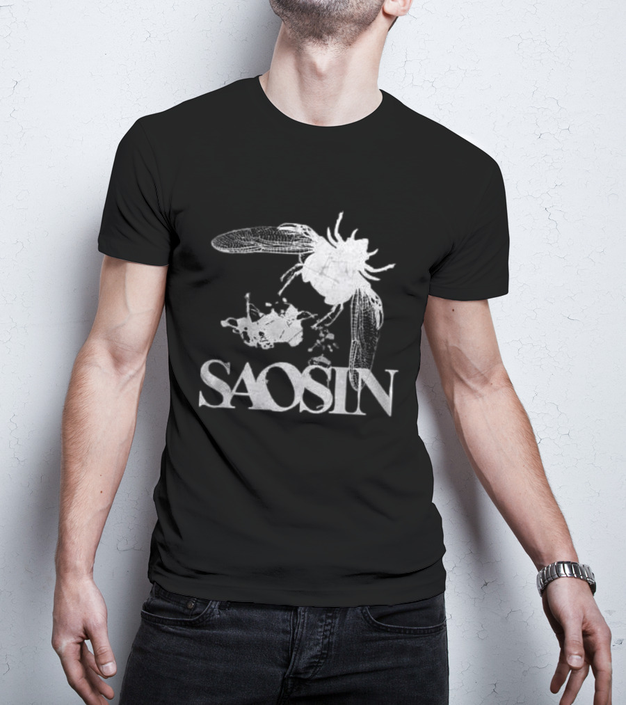 Saosin 20 Years Celebration Self Titled Album With Floral T-Shirt