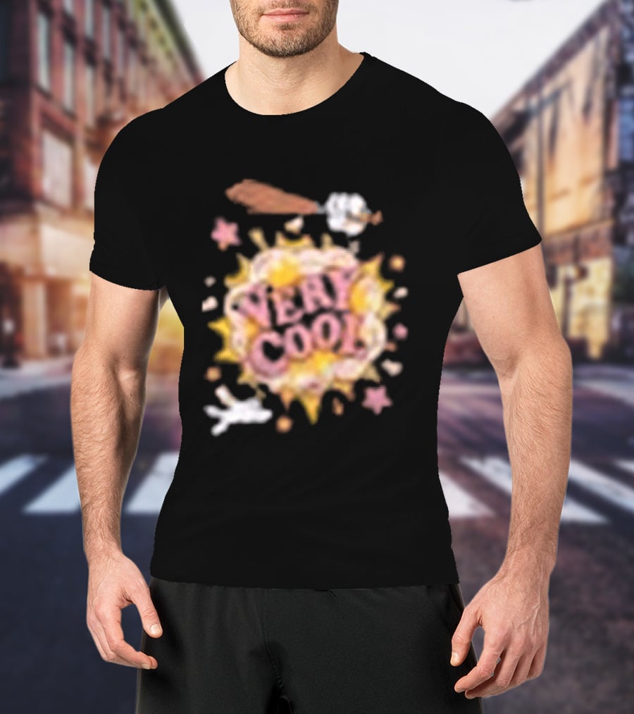 Very Cool Pizza Explosion With Cheesy Popcorn Topping T-Shirt