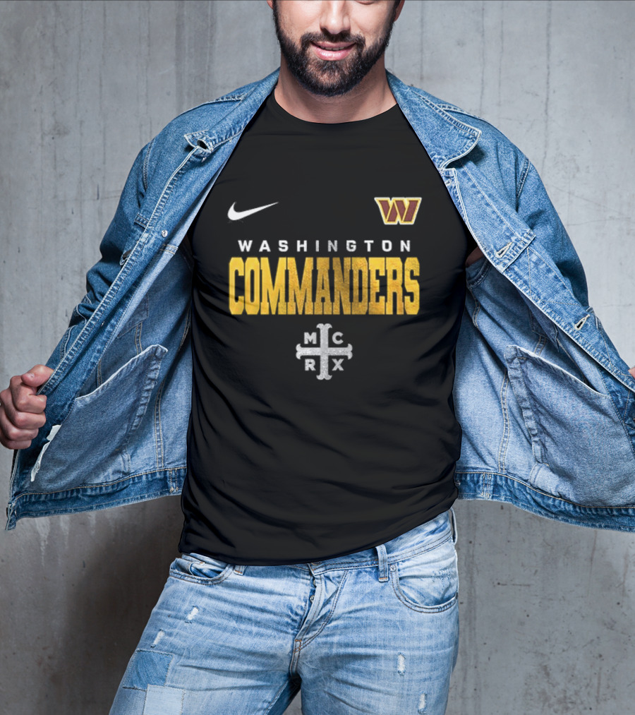 Washington Commanders My Chemical Romance NCRX Black Parade Collaboration T-Shirt