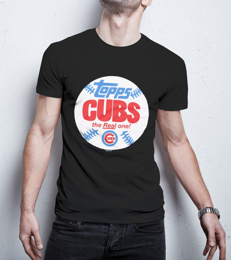 Topps Cubs The Real One Chicago Baseball T-Shirt