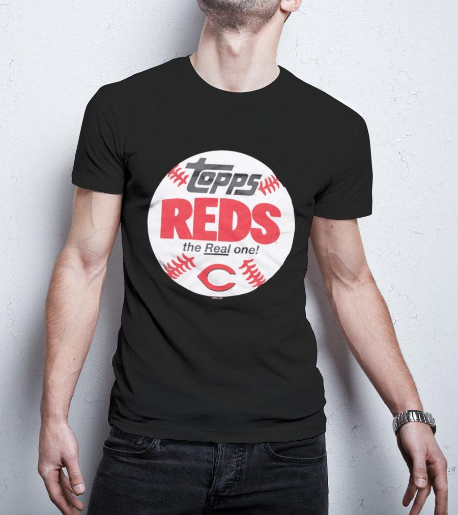 Topps Baseball Reds The Real One Cincinnati T-Shirt