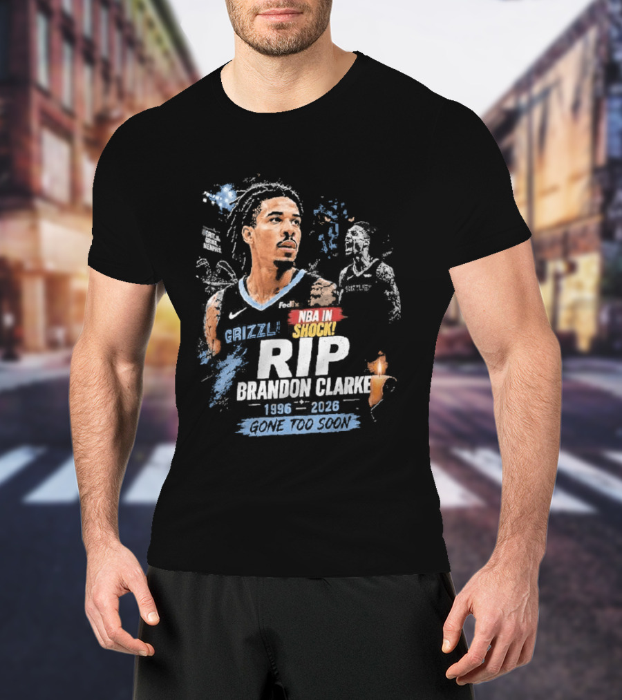 Original NBA In Memory Rest In Peace Brandon Clarke 1996 2026 T-Shirt
