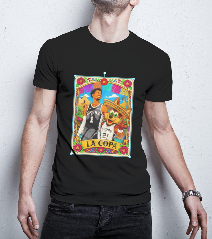 Original Victor Wembanyama Coyote Mexico La Copa San Antonio Spurs Basketball T-Shirt
