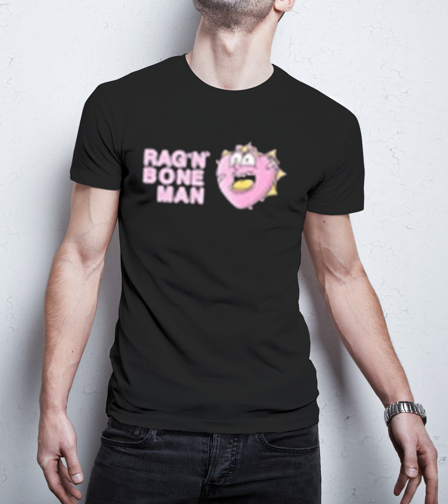 Rag'n'Bone Man Spiky Pink Donut Creature T-Shirt