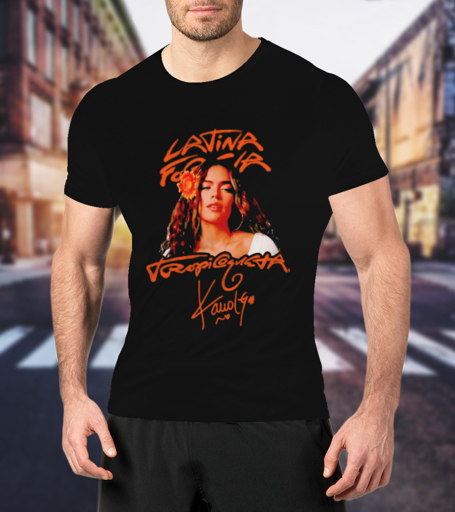 Latina Por El Mundo Tropiquesa Karol G T-Shirt