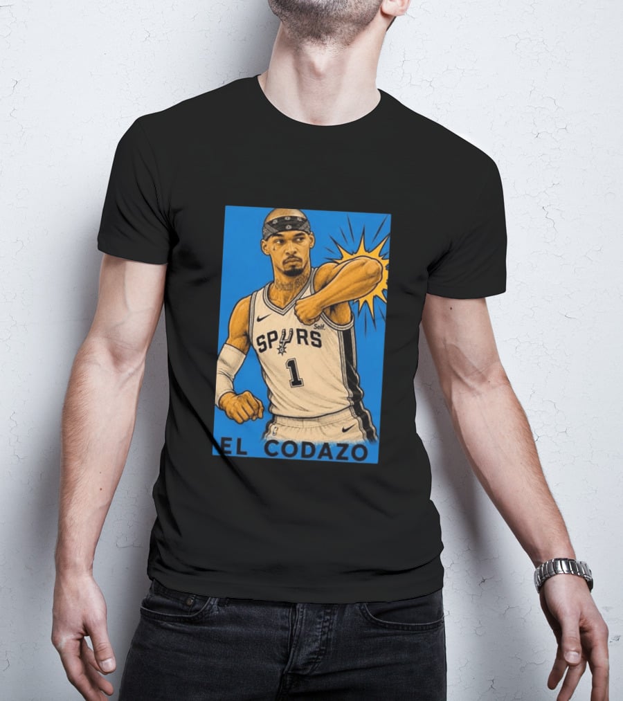 San Antonio Spurs El Codazo Victor Wembanyama Basketball Self T-Shirt