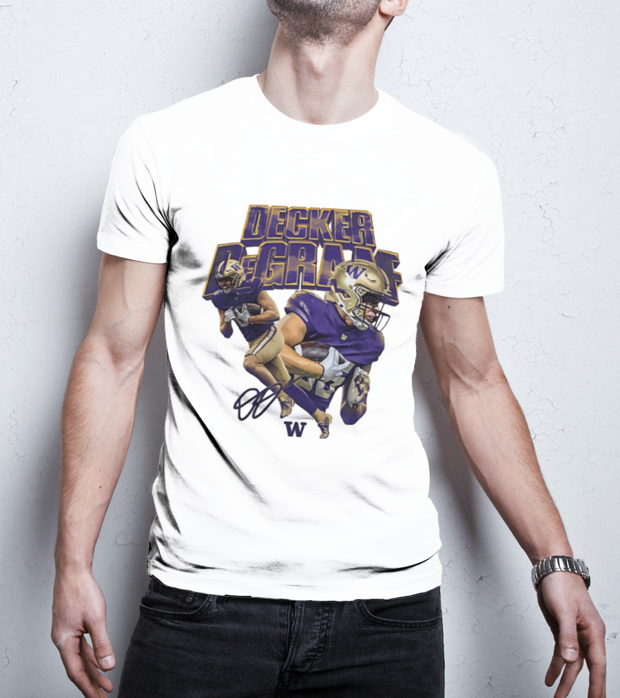 Decker DeGraaf Washington Huskies NCAA Football W T-Shirt