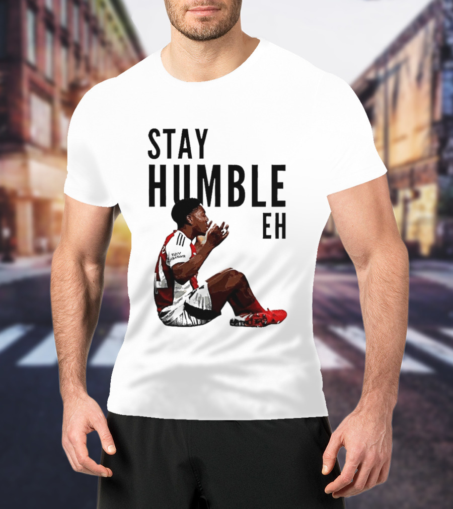 Myles Lewis Skelly Stay Humble Eh Arsenal Football Meme T-Shirt