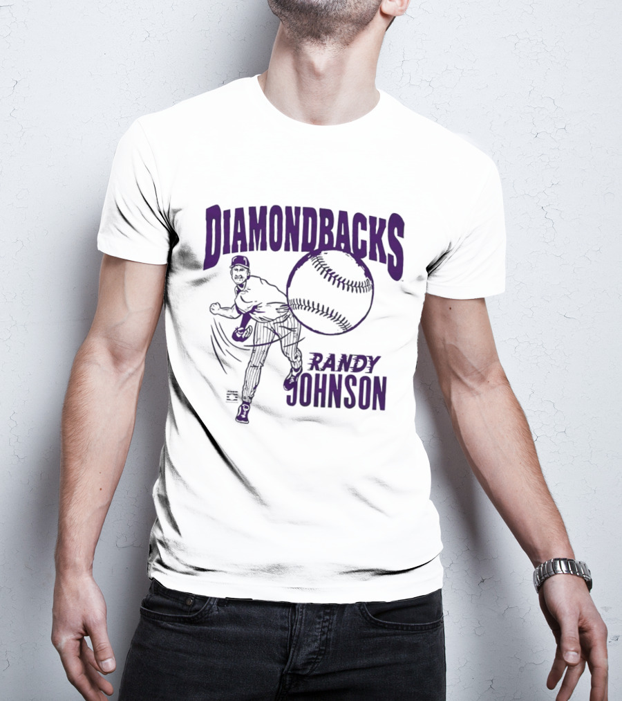 Randy Johnson Arizona Diamondbacks Cooperstown Collection Baseball T-Shirt