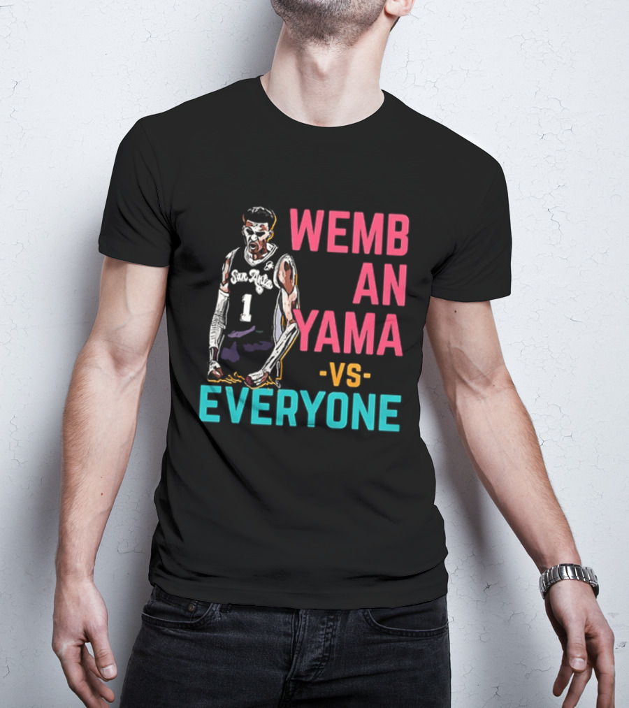 Victor Wembanyama Vs Everyone San Antonio Spurs NBA 2026 T-Shirt