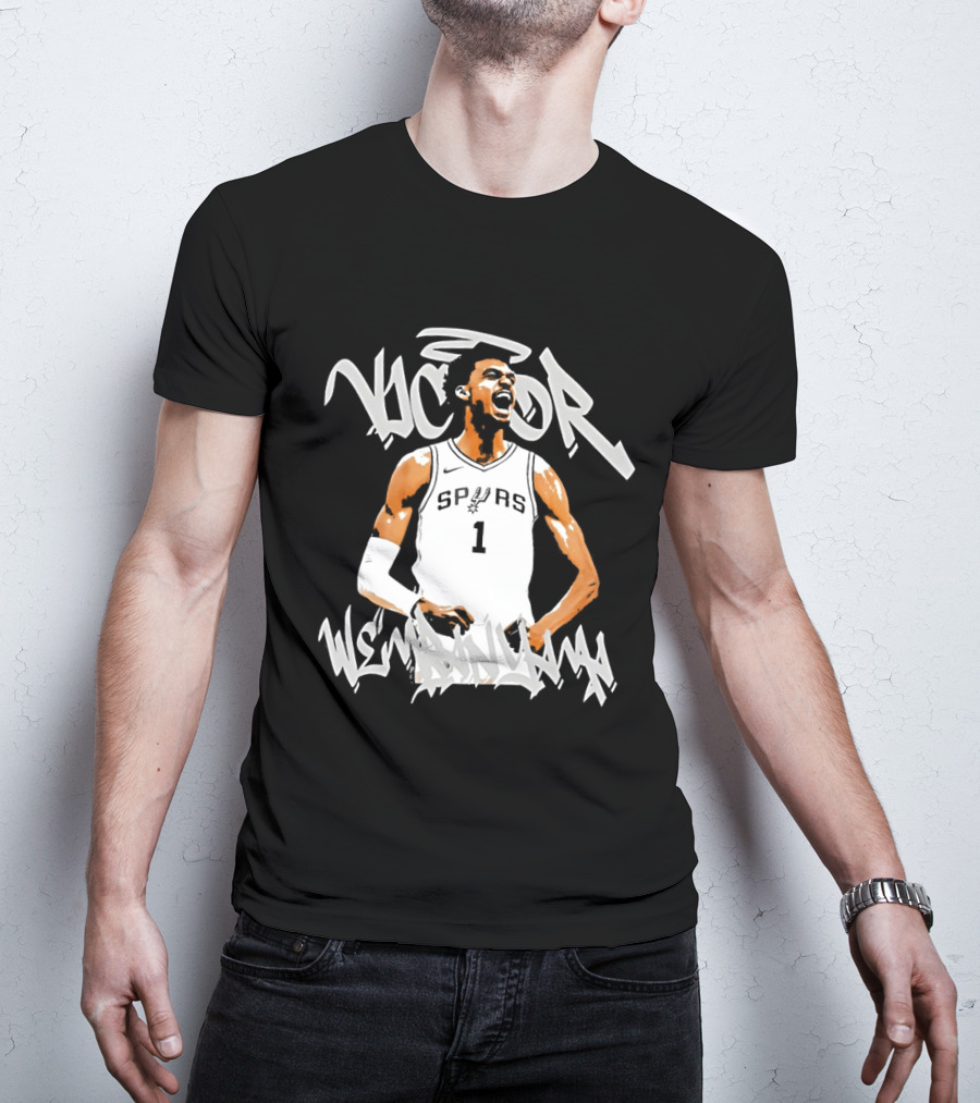 Victor Wembanyama Spurs Basketball Celebration 2026 T-Shirt