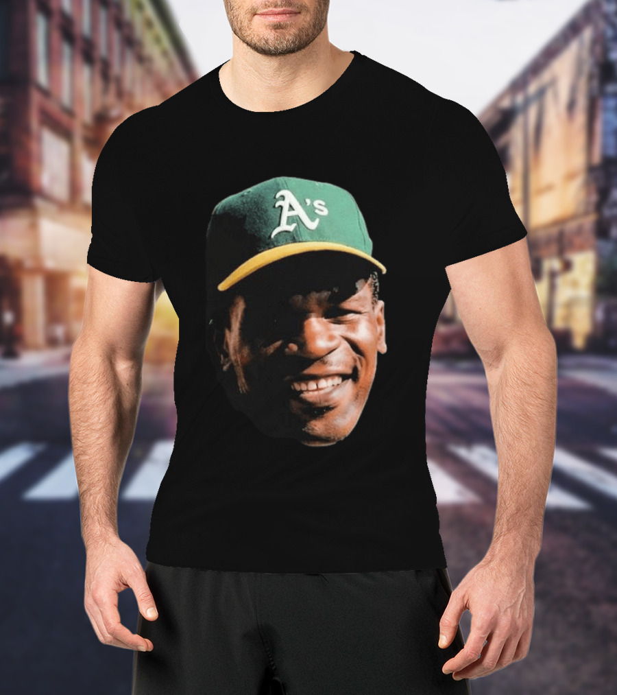 Dallas Braden Rickey Henderson A's Cap T-Shirt