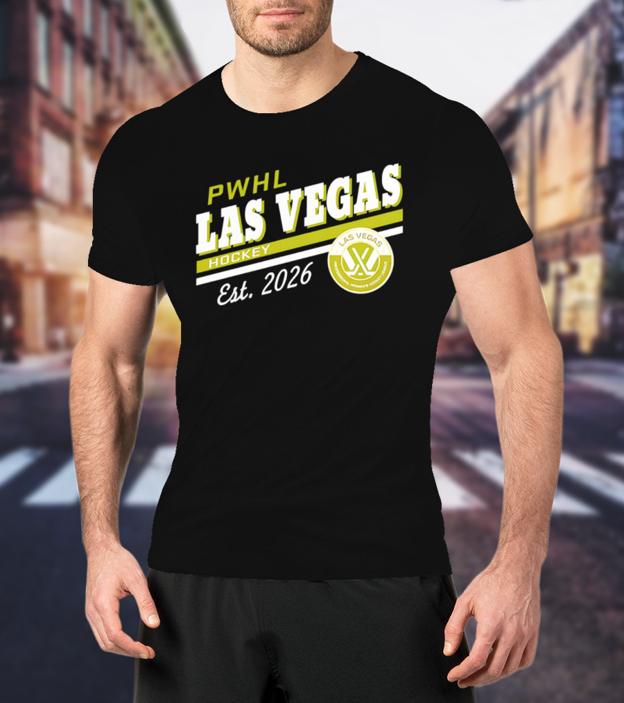 PWHL Las Vegas Hockey Est. 2026 Professional Women's Hockey League T-Shirt
