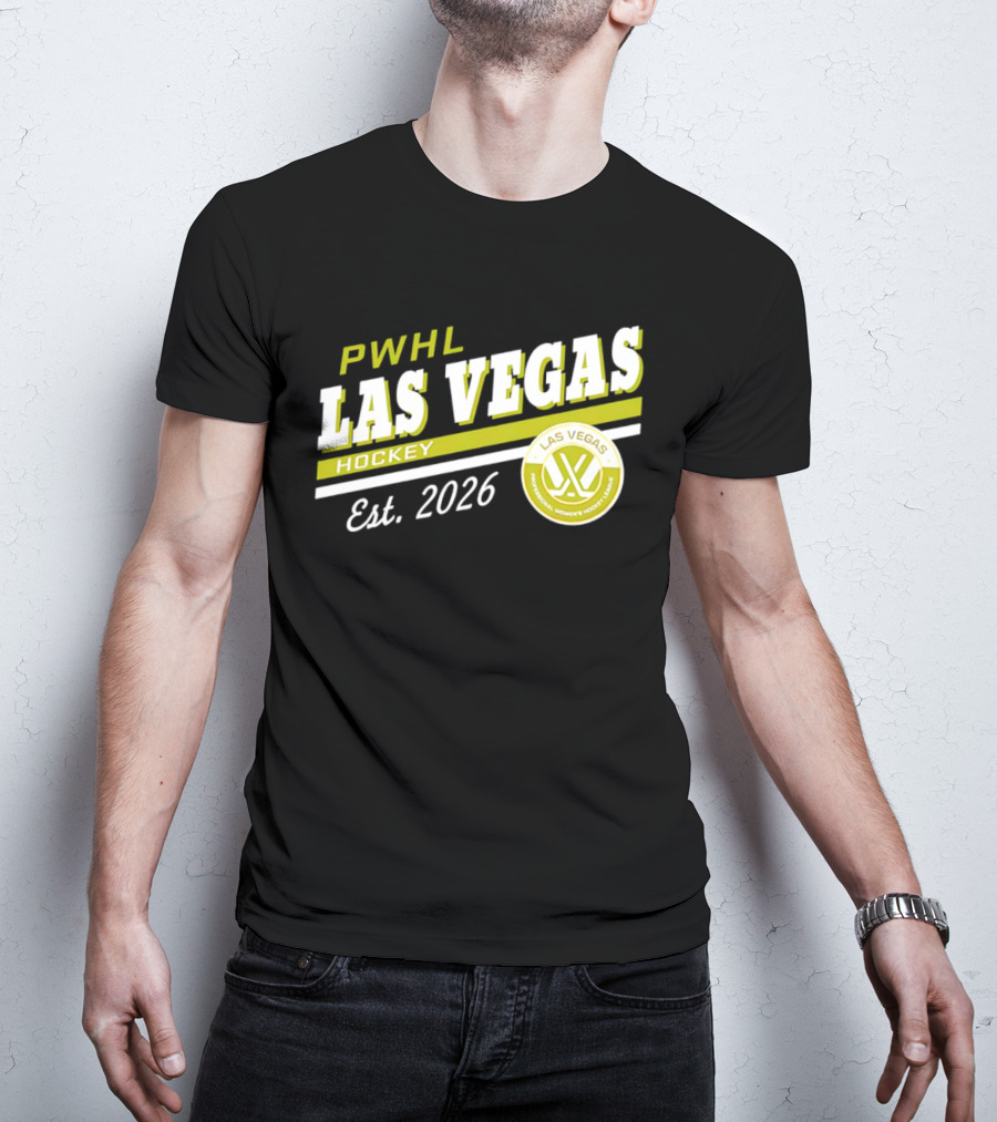 PWHL Las Vegas Hockey Est. 2026 Professional Women's Hockey League T-Shirt