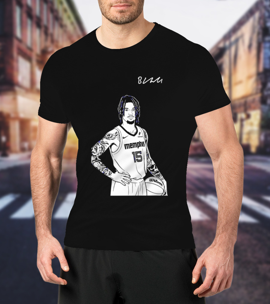RIP Memphis Grizzlies Brandon Clarke Number 15 Basketball Star T-Shirt