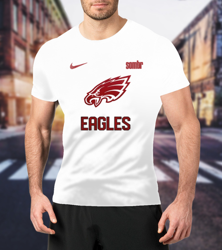 Philadelphia Eagles Sombr Nike Collaboration Late Nights Young Romance Tour T-Shirt