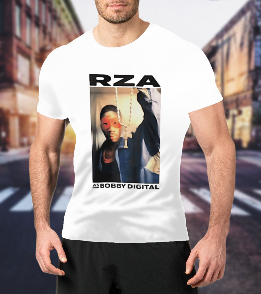 RZA Bobby Digital Mask And Chain T-Shirt