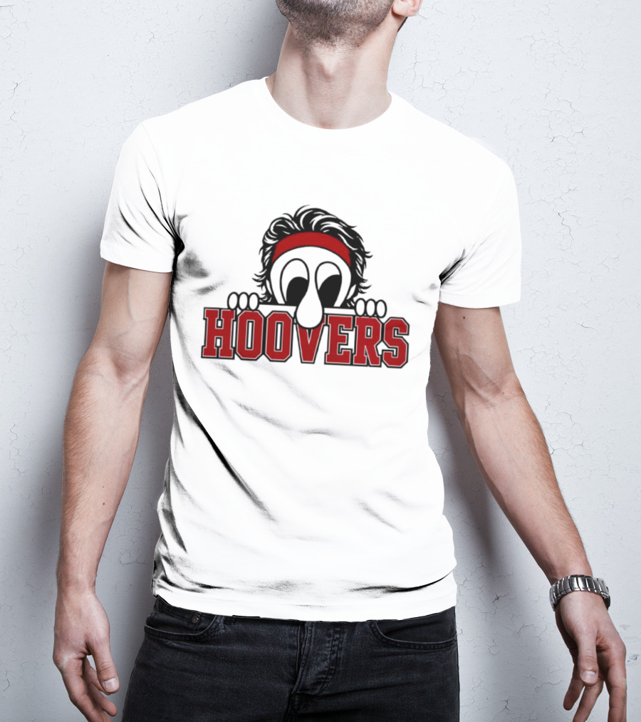 Hoovers Peeking Character With Red Headband T-Shirt