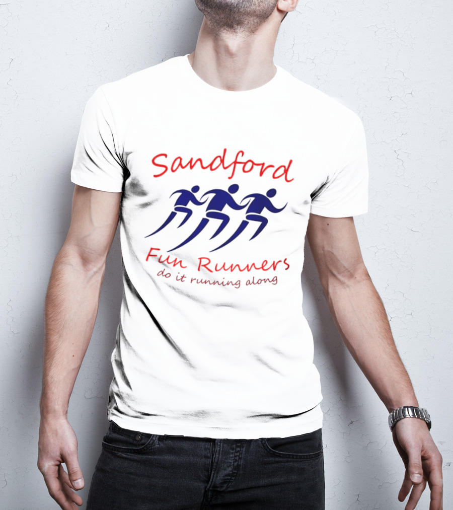 Sandford Fun Runners Do It Running Along Running Figures T-Shirt