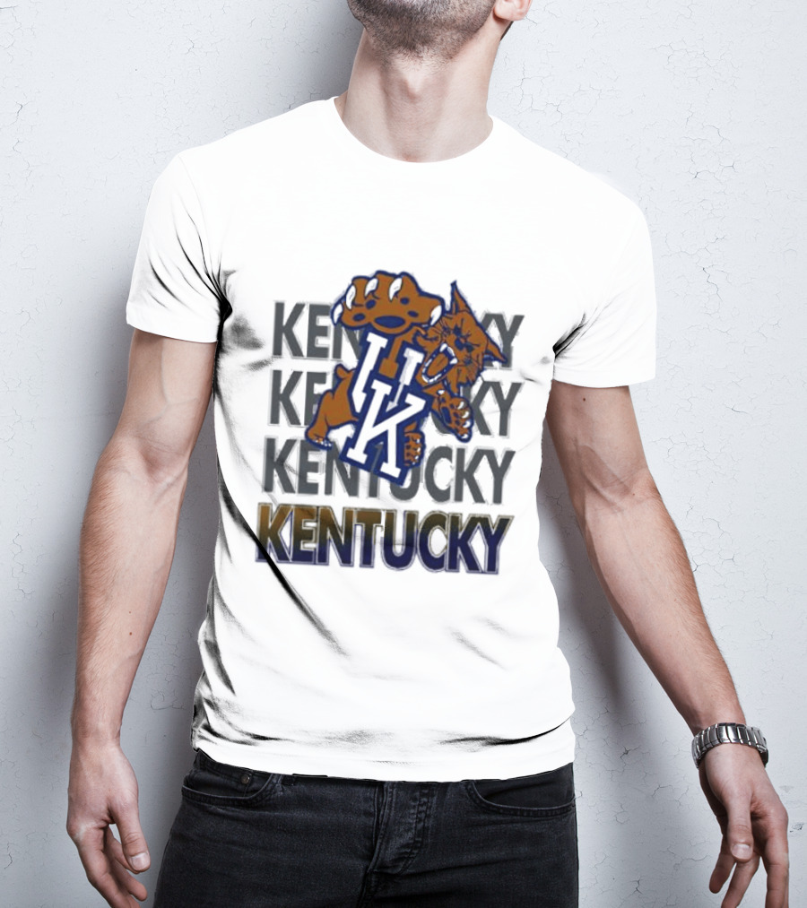 Kentucky Wildcat NCAA Stacked UK Kentucky T-Shirt