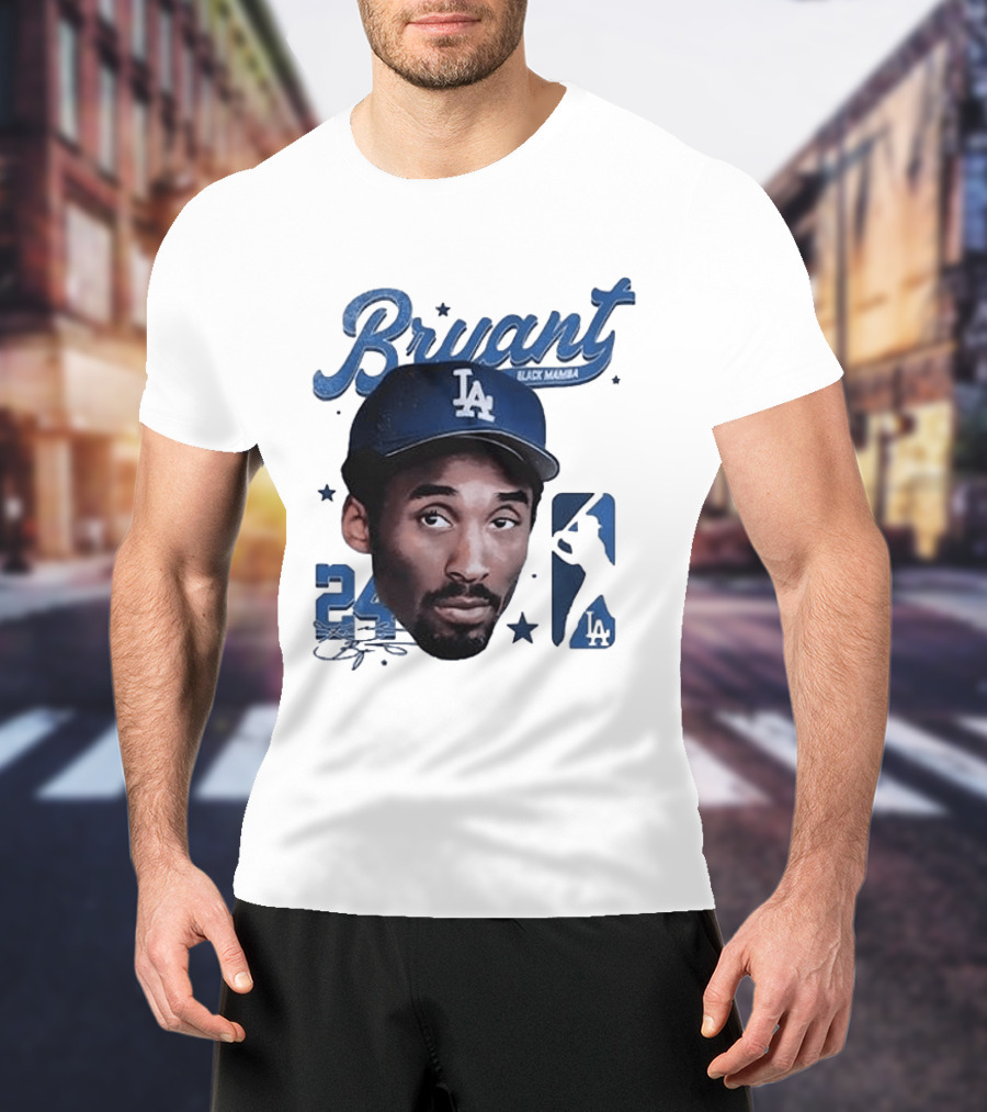 Bryant 24 Black Mamba Los Angeles Dodgers LA 8 T-Shirt