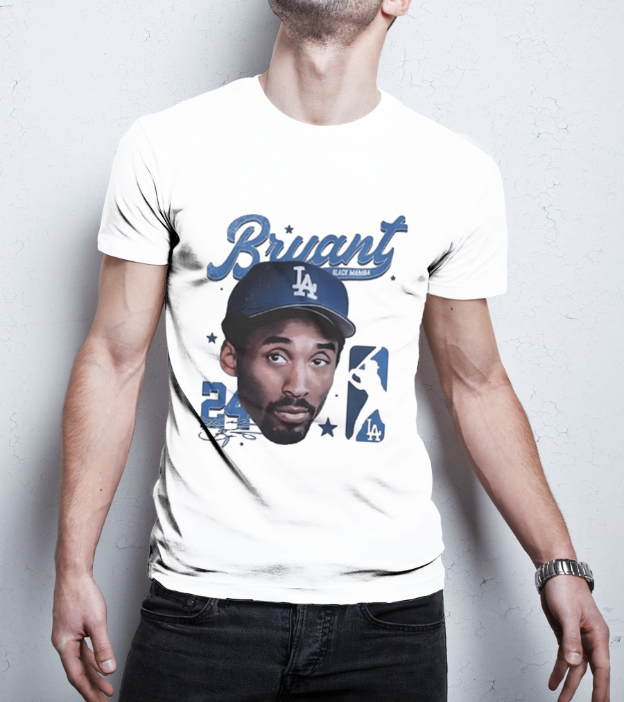 Bryant 24 Black Mamba Los Angeles Dodgers LA 8 T-Shirt