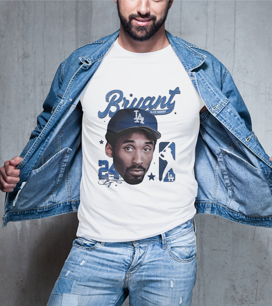 Bryant 24 Black Mamba Los Angeles Dodgers LA 8 T-Shirt