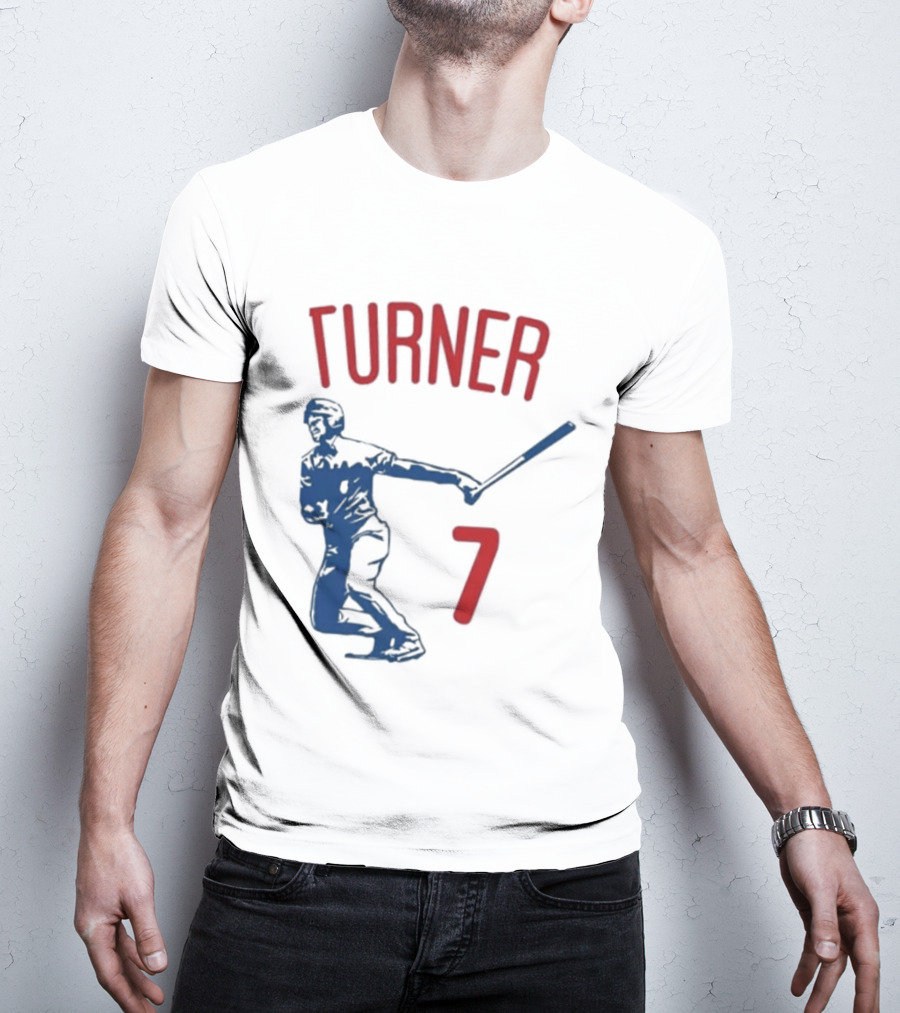 Turner Player 7 Baseball Batter T-Shirt