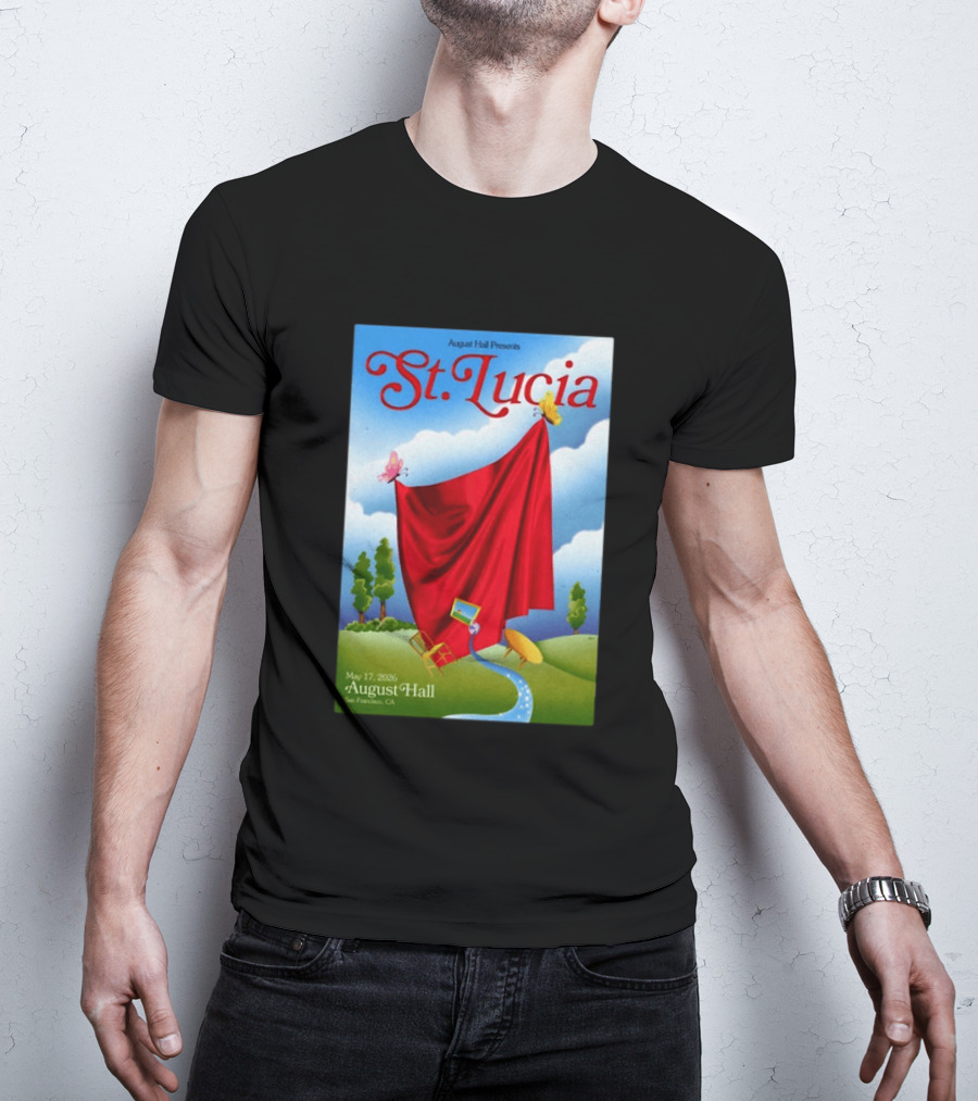 August Hall Presents St. Lucia May 17 2026 San Francisco CA T-Shirt