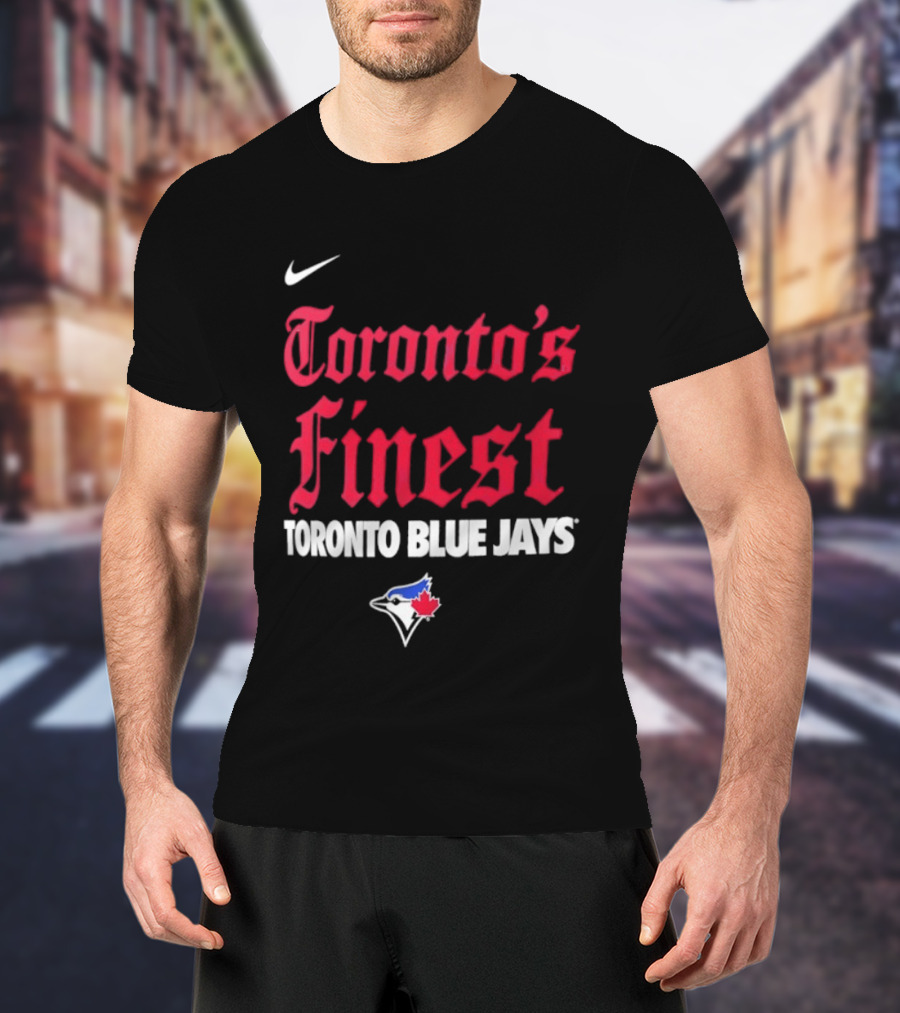 Nike Toronto's Finest Toronto Blue Jays City Connect Handwriting T-Shirt