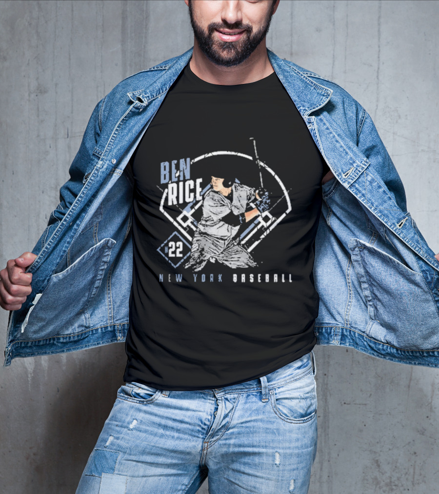 Ben Rice 22 New York Baseball T-Shirt