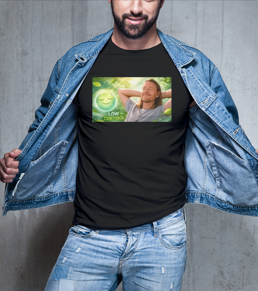 Low Cortisol Goatis 2026 Stress Free Relaxation T-Shirt