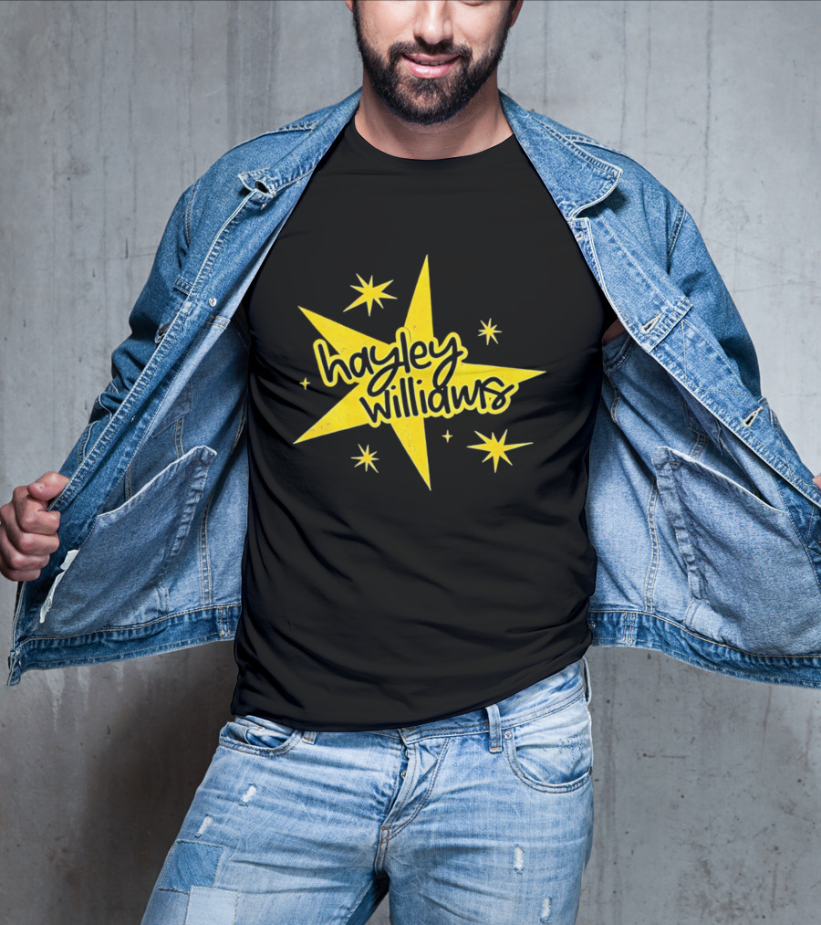 Hayley Williams Golden Starburst Bachelorette Party Star T-Shirt