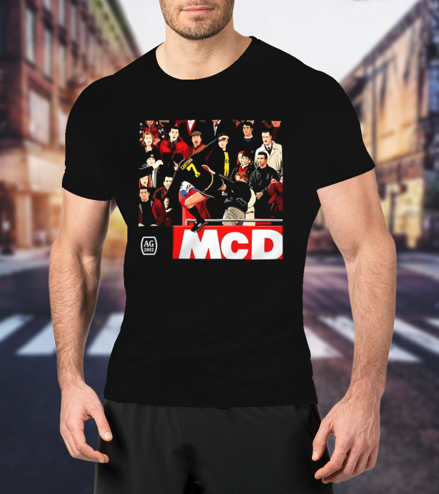 Oh Ah Kung Fu Cantona Kick Crowd Scene MCD T-Shirt