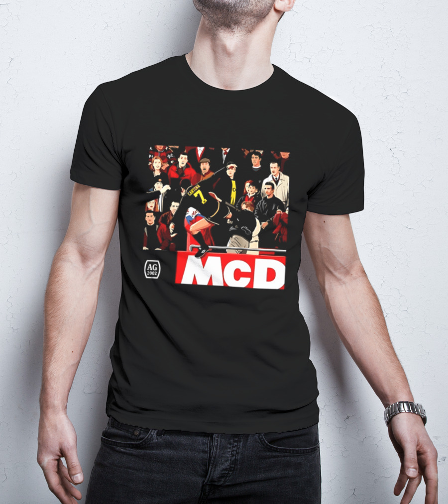 Oh Ah Kung Fu Cantona Kick Crowd Scene MCD T-Shirt