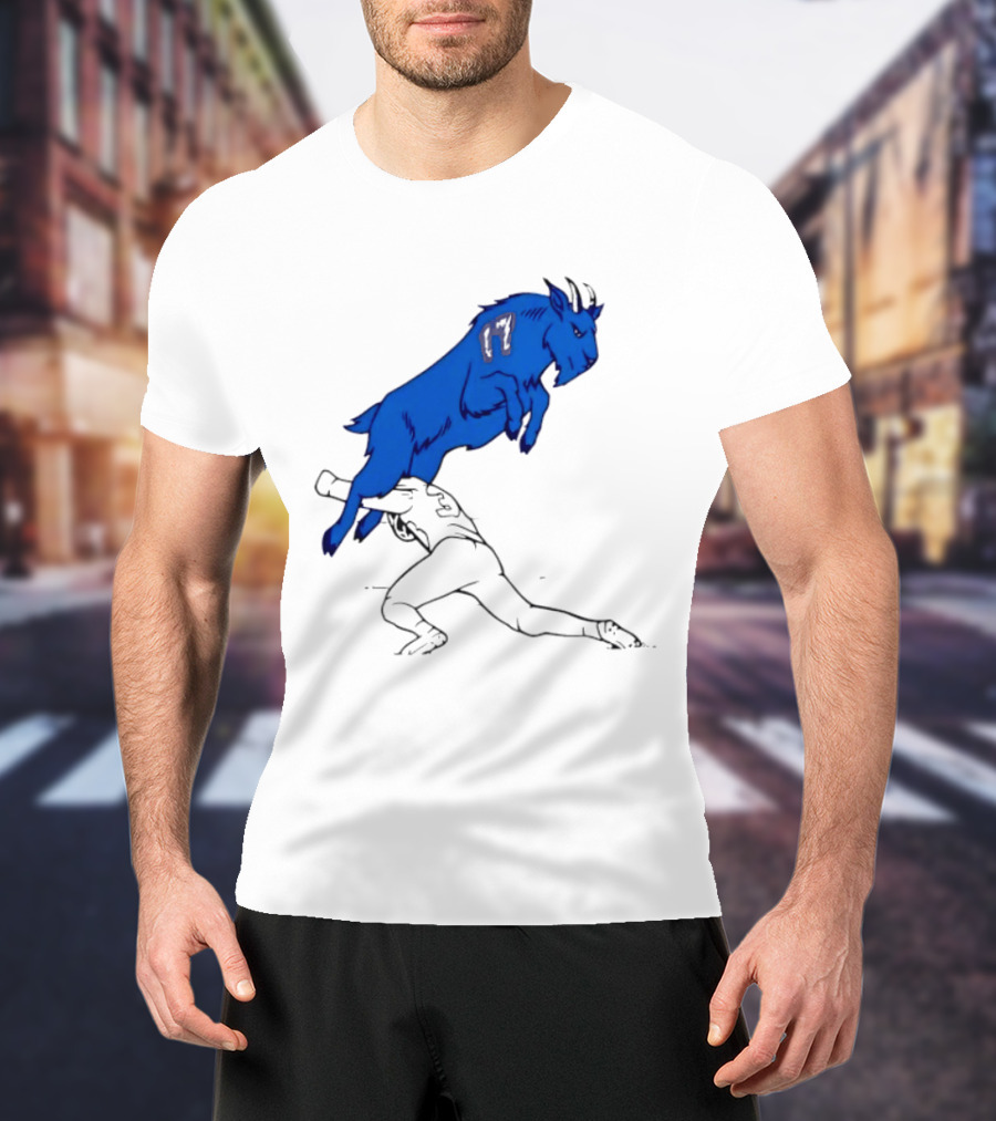 Buffalo Bills Jumping Goat Football T-Shirt
