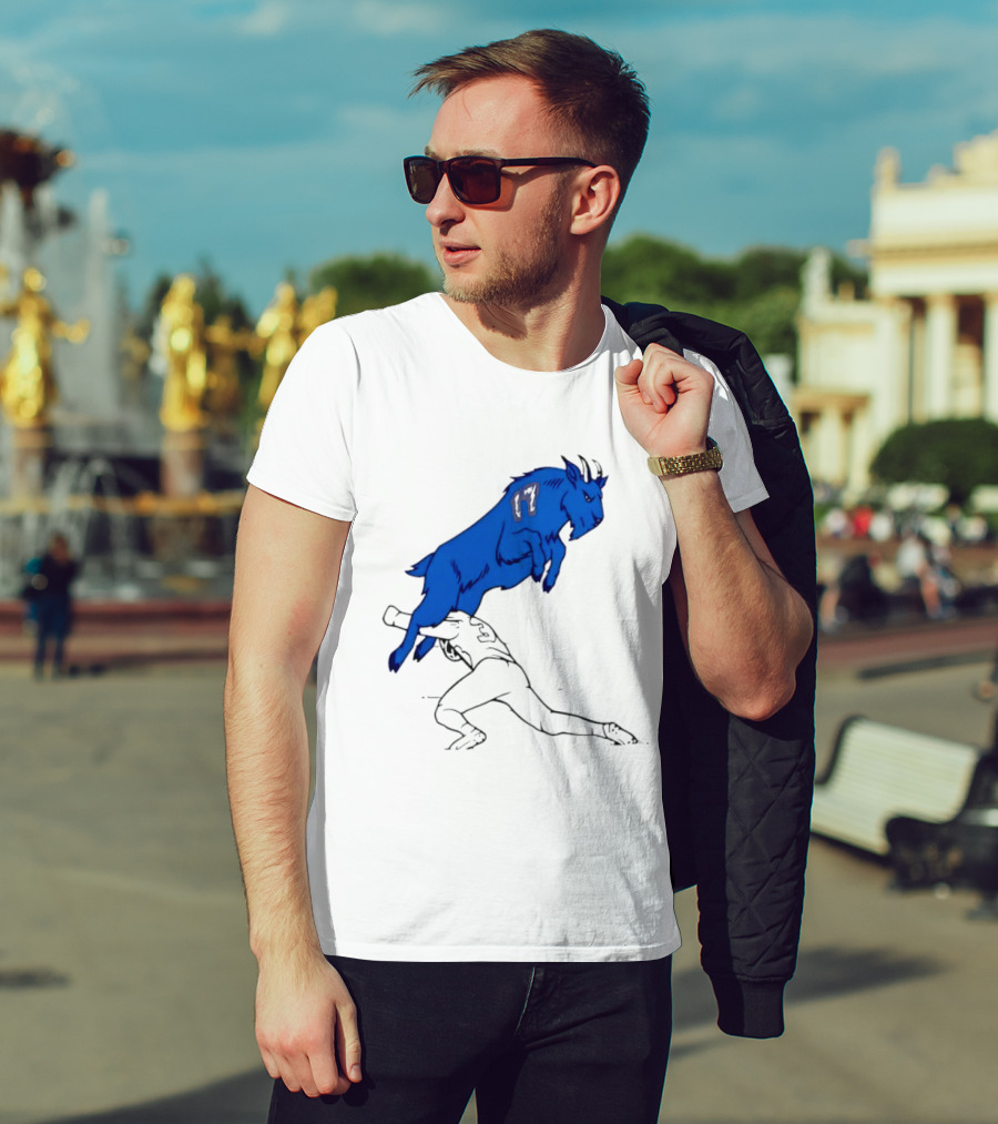 Buffalo Bills Jumping Goat Football T-Shirt