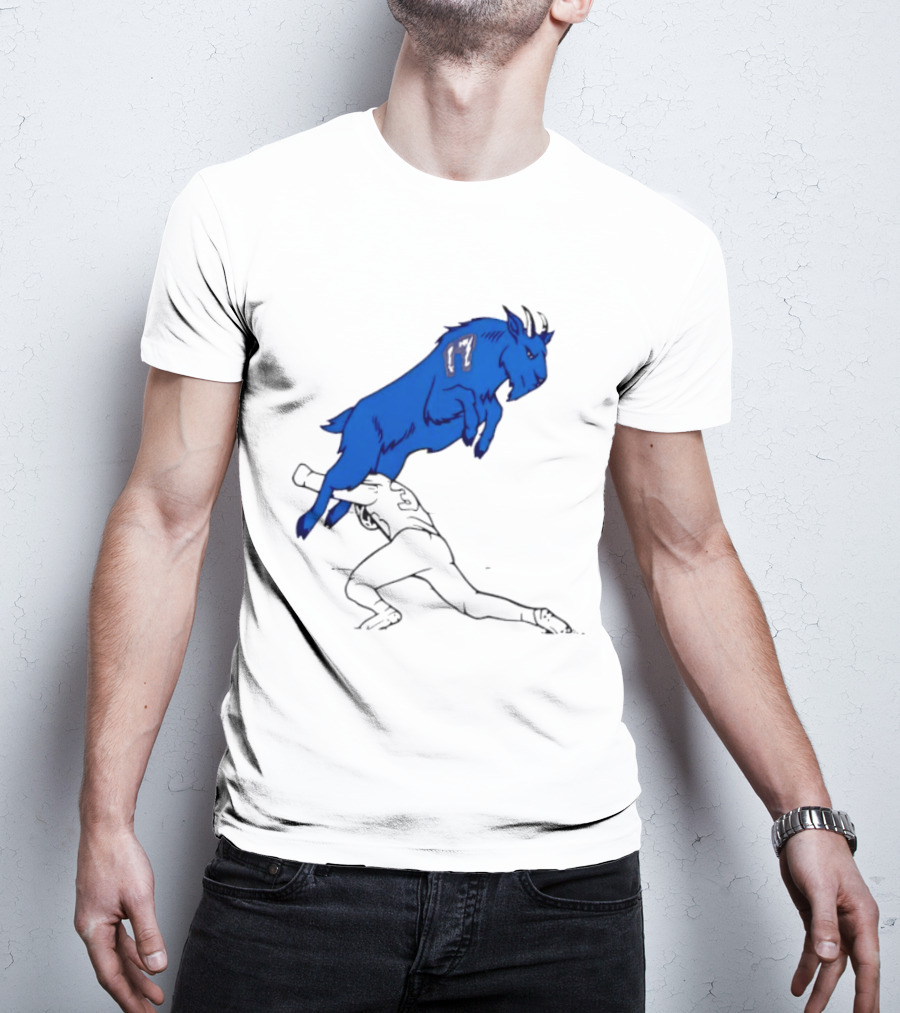 Buffalo Bills Jumping Goat Football T-Shirt