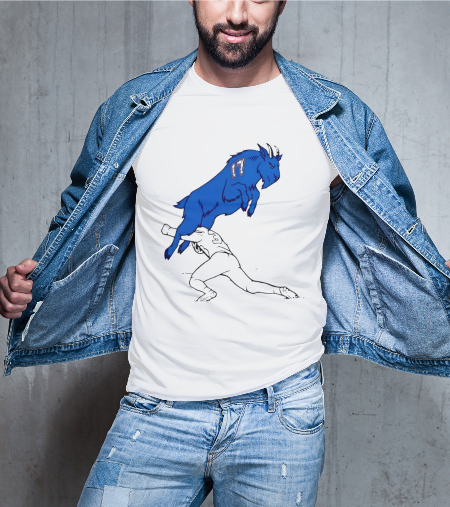 Buffalo Bills Jumping Goat Football T-Shirt