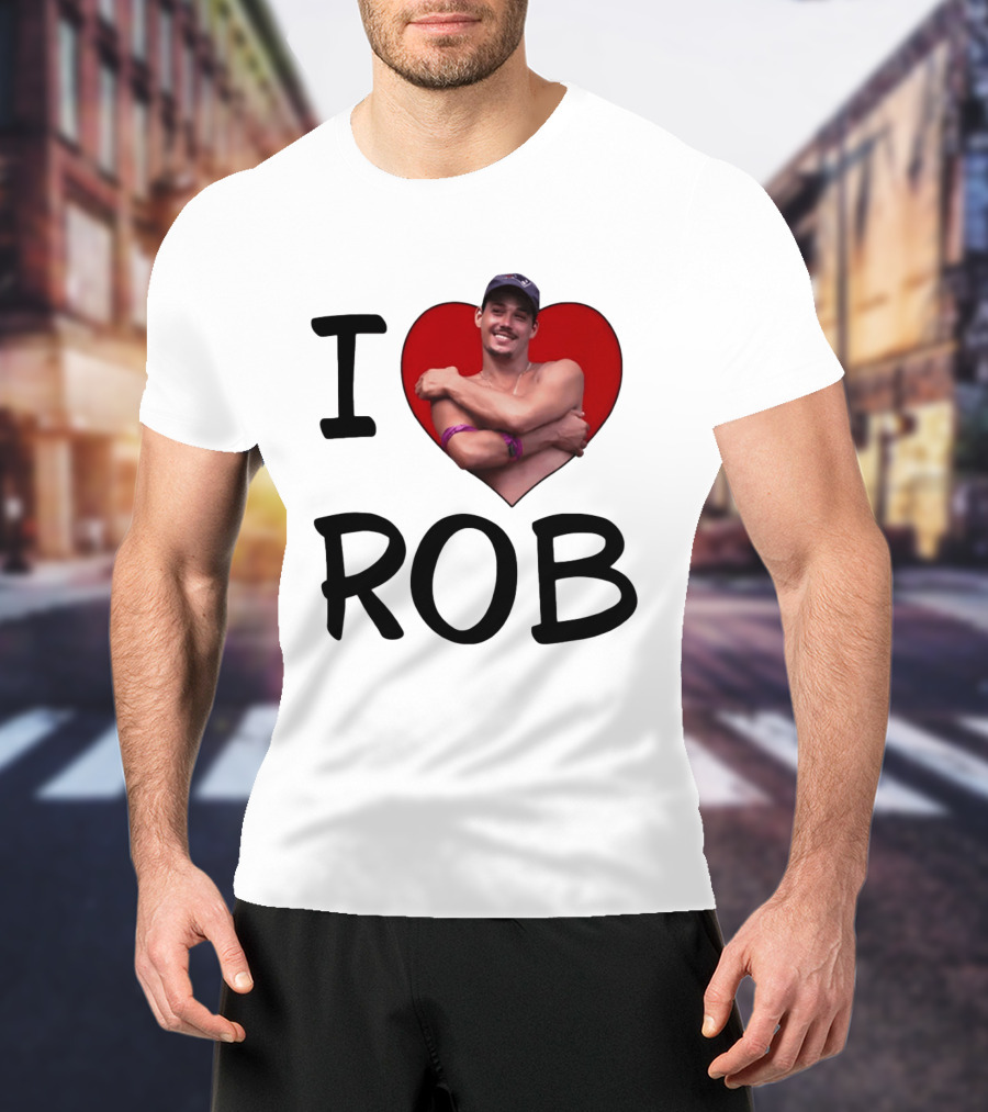I Heart Rob Boston Rob Mariano Hugging Image T-Shirt