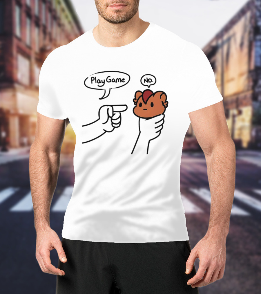 Jyggy Play Game No Gesture Meme Humor T-Shirt