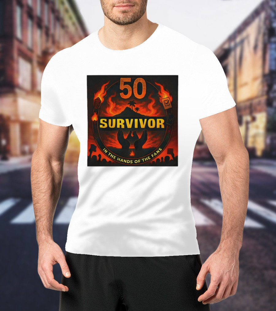 Survivor 50 Season Outwit Outplay Outlast In The Hands Of The Fans T-Shirt