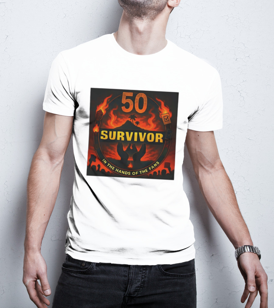 Survivor 50 Season Outwit Outplay Outlast In The Hands Of The Fans T-Shirt
