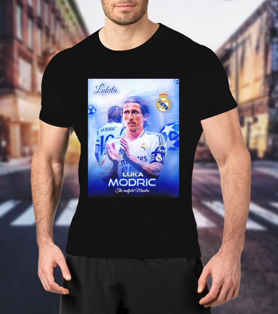 Real Madrid Luka Modric Midfield Maestro Lukita T-Shirt