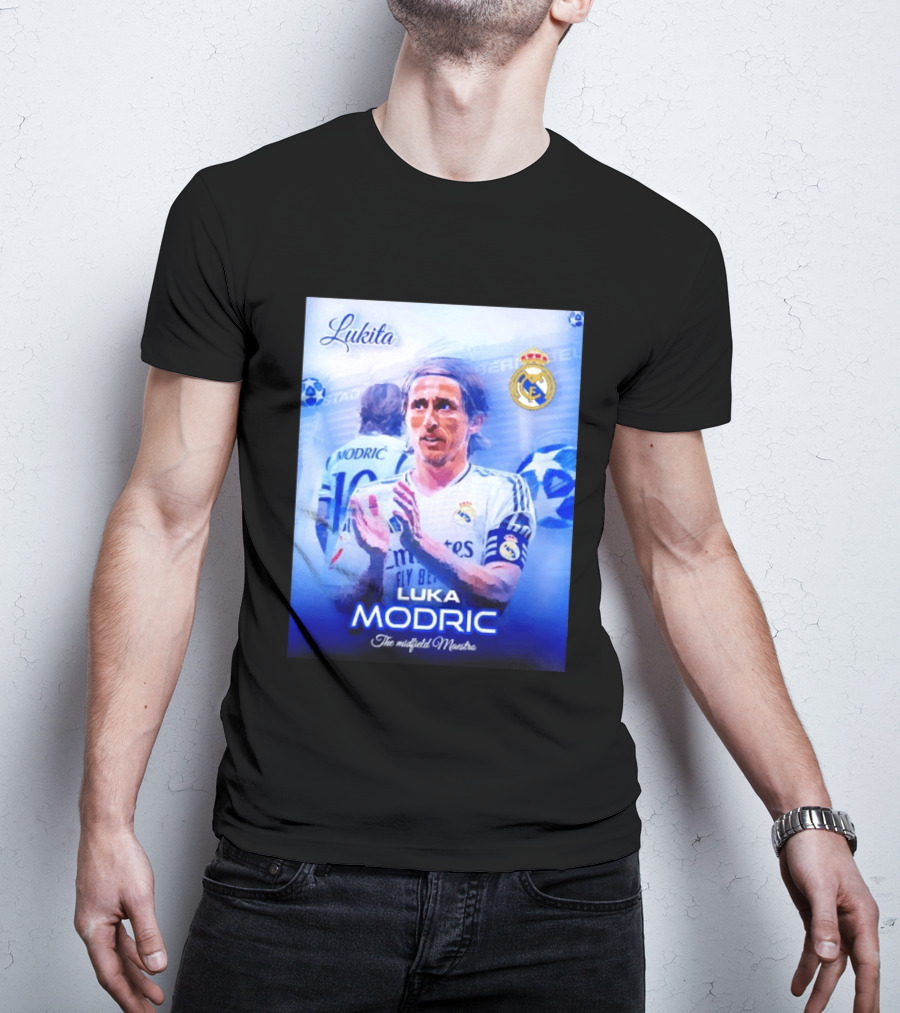 Real Madrid Luka Modric Midfield Maestro Lukita T-Shirt