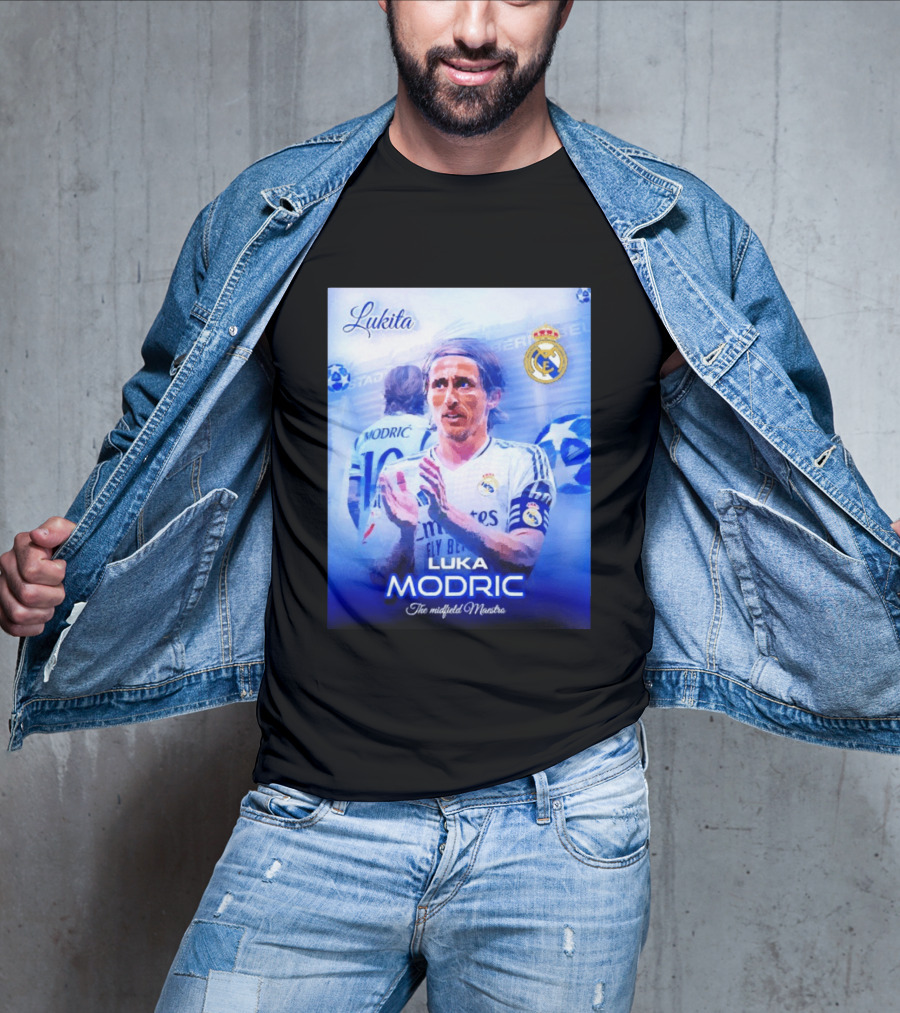 Real Madrid Luka Modric Midfield Maestro Lukita T-Shirt