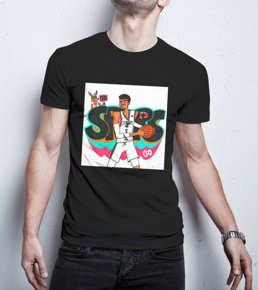 San Antonio Spurs Player Victor Wembanyama Go Spurs Go T-Shirt