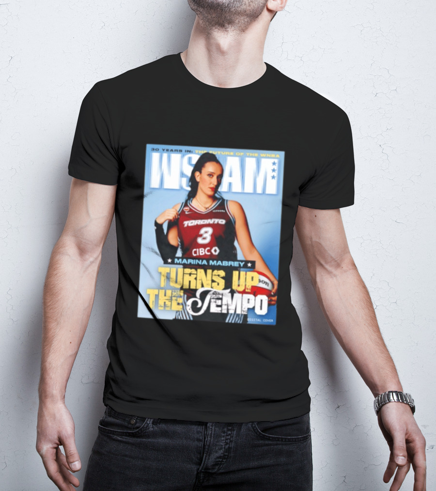 Marina Mabrey Turns Up The Tempo Toronto Basketball Slam Cover T-Shirt