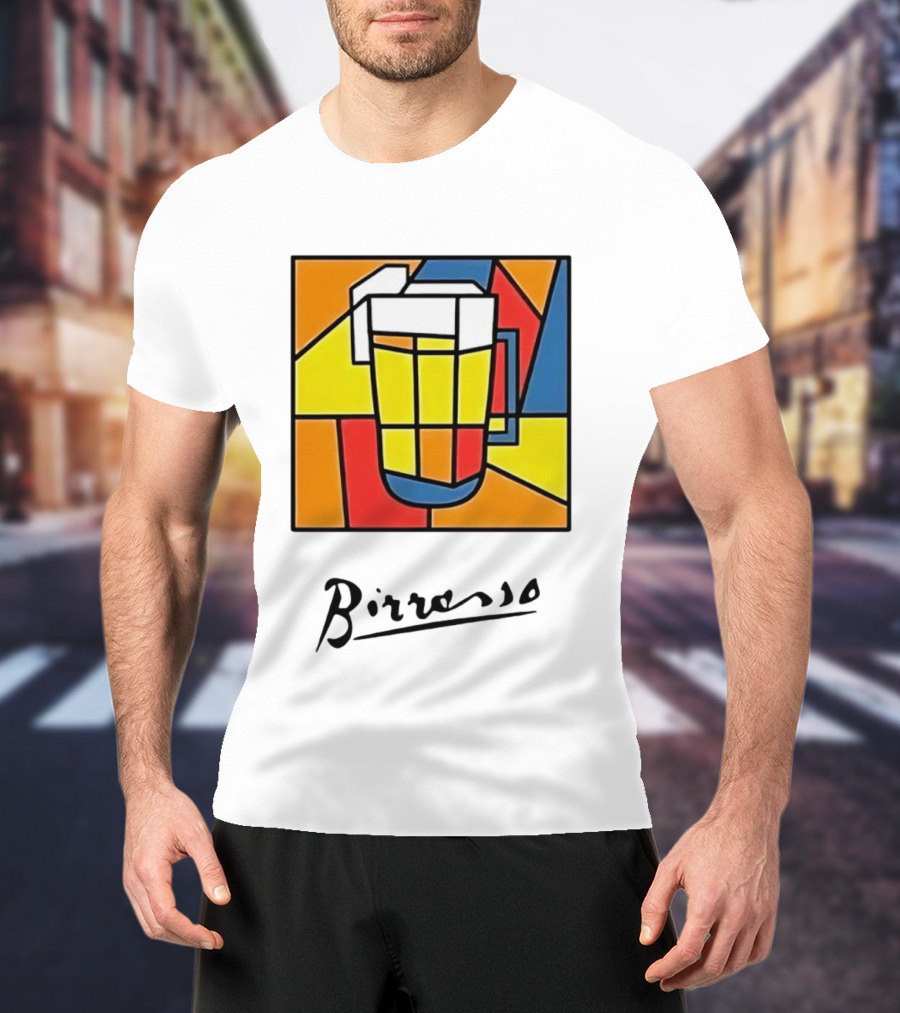 Birresso Beer Abstract Colorful Geometry T-Shirt