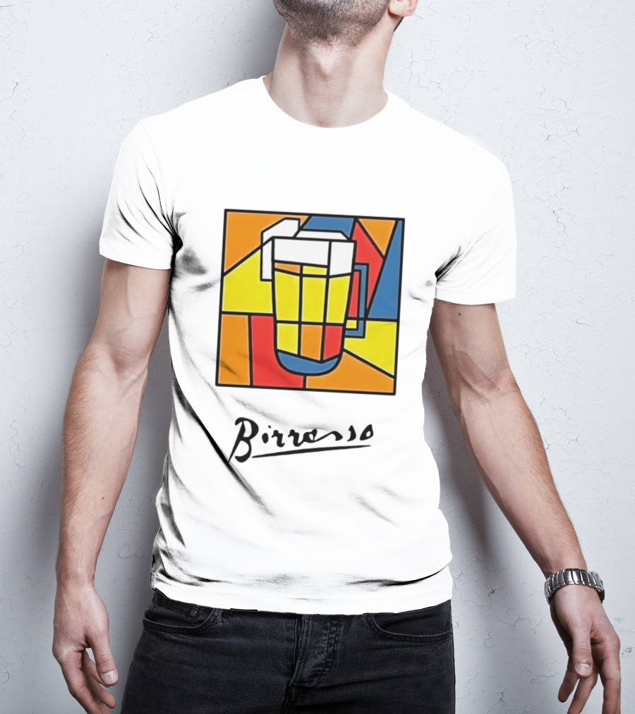 Birresso Beer Abstract Colorful Geometry T-Shirt